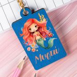 Προσωποποιημένο Μπρελόκ Παιδικό Ξύλινο με Όνομα, Ariel