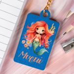 Προσωποποιημένο Μπρελόκ Παιδικό Ξύλινο με Όνομα, Ariel