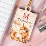 Προσωποποιημένο Μπρελόκ Παιδικό Ξύλινο με Όνομα, Paradise