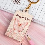 Προσωποποιημένο Μπρελόκ Παιδικό Ξύλινο με Όνομα, Daisy