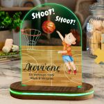 Φωτιστικό για Παιδικό Δωμάτιο με Σχέδιο Μπάσκετ Και Καλάθια