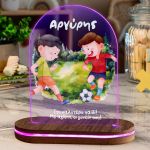 Φωτιστικό για Παιδικό Δωμάτιο με Σχέδιο Ποδοσφαιριστές