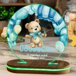 Φωτιστικό για Παιδικό Δωμάτιο με Σχέδιο Αρκουδάκι Και Μπαλόνια