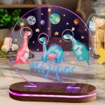 Φωτιστικό για Παιδικό Δωμάτιο με Σχέδιο Δεινόσαυροι