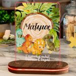 Φωτιστικό για Παιδικό Δωμάτιο με Σχέδιο Δεινόσαυροι