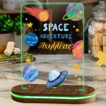Φωτιστικό για Παιδικό Δωμάτιο με Σχέδιο Space Adventure