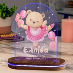 Φωτιστικό για Παιδικό Δωμάτιο με Σχέδιο Αρκουδάκι Μπαλαρίνα