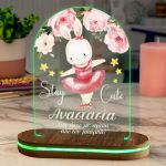 Φωτιστικό για Παιδικό Δωμάτιο με Σχέδιο Κουνέλι Μπαλαρίνα