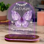 Φωτιστικό για Παιδικό Δωμάτιο με Σχέδιο Πεταλούδα Και Αστέρια