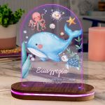 Φωτιστικό για Παιδικό Δωμάτιο με Σχέδιο Θαλάσσιος Κόσμος