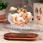 Φωτιστικό για Παιδικό Δωμάτιο με Σχέδιο Μονόκερος