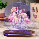 Φωτιστικό για Παιδικό Δωμάτιο με Σχέδιο Μονόκερος