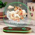 Φωτιστικό για Παιδικό Δωμάτιο με Σχέδιο Μονόκερος