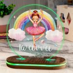 Φωτιστικό για Παιδικό Δωμάτιο με Σχέδιο Μπαλαρίνα