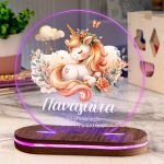 Φωτιστικό για Παιδικό Δωμάτιο με Σχέδιο Μονόκερος