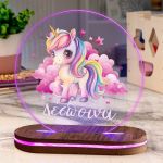 Φωτιστικό για Παιδικό Δωμάτιο με Σχέδιο Μονόκερος