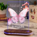 Φωτιστικό για Παιδικό Δωμάτιο με Σχέδιο Πεταλούδα