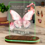 Φωτιστικό για Παιδικό Δωμάτιο με Σχέδιο Πεταλούδα