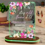 Φωτιστικό για Παιδικό Δωμάτιο με Σχέδιο Πολύχρωμα Λουλούδια