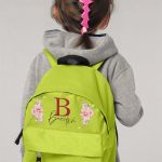 Σχολική Τσάντα Πλάτης Νηπιαγωγείου σε Λαχανί Χρώμα, Γράμμα