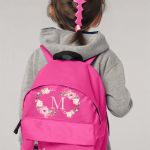 Σχολική Τσάντα Πλάτης Νηπιαγωγείου σε Φούξια Χρώμα, Άνθος