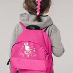 Σχολική Τσάντα Πλάτης Νηπιαγωγείου σε Φούξια Χρώμα, Rabbit