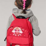 Σχολική Τσάντα Πλάτης Νηπιαγωγείου σε Κόκκινο Χρώμα, Χορεύτρια