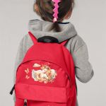 Σχολική Τσάντα Πλάτης Νηπιαγωγείου σε Κόκκινο Χρώμα, Paradise