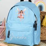 Σχολική Τσάντα Πλάτης Νηπιαγωγείου σε Γαλάζιο Χρώμα, Κούνια