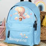 Σχολική Τσάντα Πλάτης Νηπιαγωγείου σε Γαλάζιο Χρώμα, Αστέρια