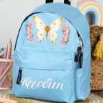 Σχολική Τσάντα Πλάτης Νηπιαγωγείου σε Γαλάζιο Χρώμα, Rose