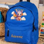 Σχολική Τσάντα Πλάτης Νηπιαγωγείου σε Μπλε Χρώμα, Dragon