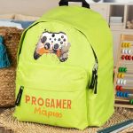 Σχολική Τσάντα Πλάτης Νηπιαγωγείου σε Λαχανί Χρώμα, Gamer