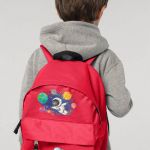 Σχολική Τσάντα Πλάτης Νηπιαγωγείου σε Κόκκινο Χρώμα, Διάστημα