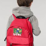 Σχολική Τσάντα Πλάτης Νηπιαγωγείου σε Κόκκινο Χρώμα, Football