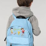 Σχολική Τσάντα Πλάτης Νηπιαγωγείου σε Γαλάζιο Χρώμα, Goal