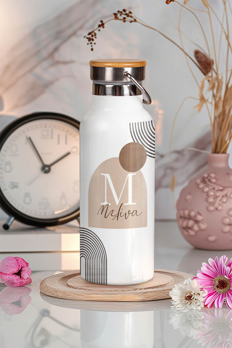 Μπουκάλι Θερμός, Ανοξείδωτo με Προσωποποίηση, Shape Art