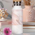 Μπουκάλι Θερμός, Ανοξείδωτo με Προσωποποίηση, Rose Bucket