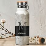 Μπουκάλι Θερμός, Ανοξείδωτo με Προσωποποίηση, Mosaic Line