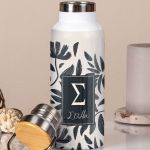 Μπουκάλι Θερμός, Ανοξείδωτo με Προσωποποίηση, Full Leaves