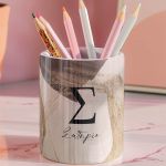 Μολυβοθήκη Προσωποποιημένη με Όνομα και Σχέδιο Μόκκα