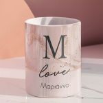 Μολυβοθήκη Προσωποποιημένη για Κορίτσι με Σχέδιο Γκλίτερ