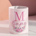 Μολυβοθήκη Προσωποποιημένη για Κορίτσι με Σχέδιο Ρόδα