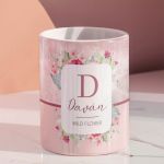 Μολυβοθήκη Προσωποποιημένη για Κορίτσι με Σχέδιο Άγριο ανθό