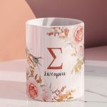 Μολυβοθήκη Προσωποποιημένη με Όνομα και Σχέδιο Ανθογένεση