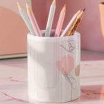 Μολυβοθήκη Προσωποποιημένη για Κορίτσι με Σχέδιο Πεταλούδα