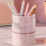 Μολυβοθήκη Προσωποποιημένη για Κορίτσι με Σχέδιο Άγριο ανθό