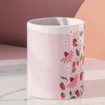 Μολυβοθήκη Προσωποποιημένη για Κορίτσι με Σχέδιο Φράουλα