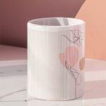 Μολυβοθήκη Προσωποποιημένη για Κορίτσι με Σχέδιο Πεταλούδα