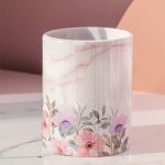 Μολυβοθήκη Προσωποποιημένη για Κορίτσι με Σχέδιο Παστελ